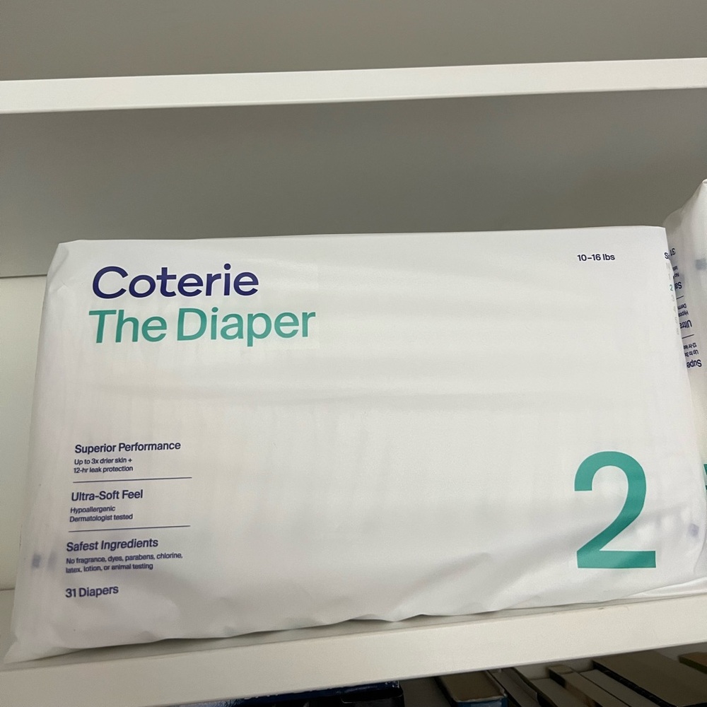 Unopened Coterie Diapers Size 2